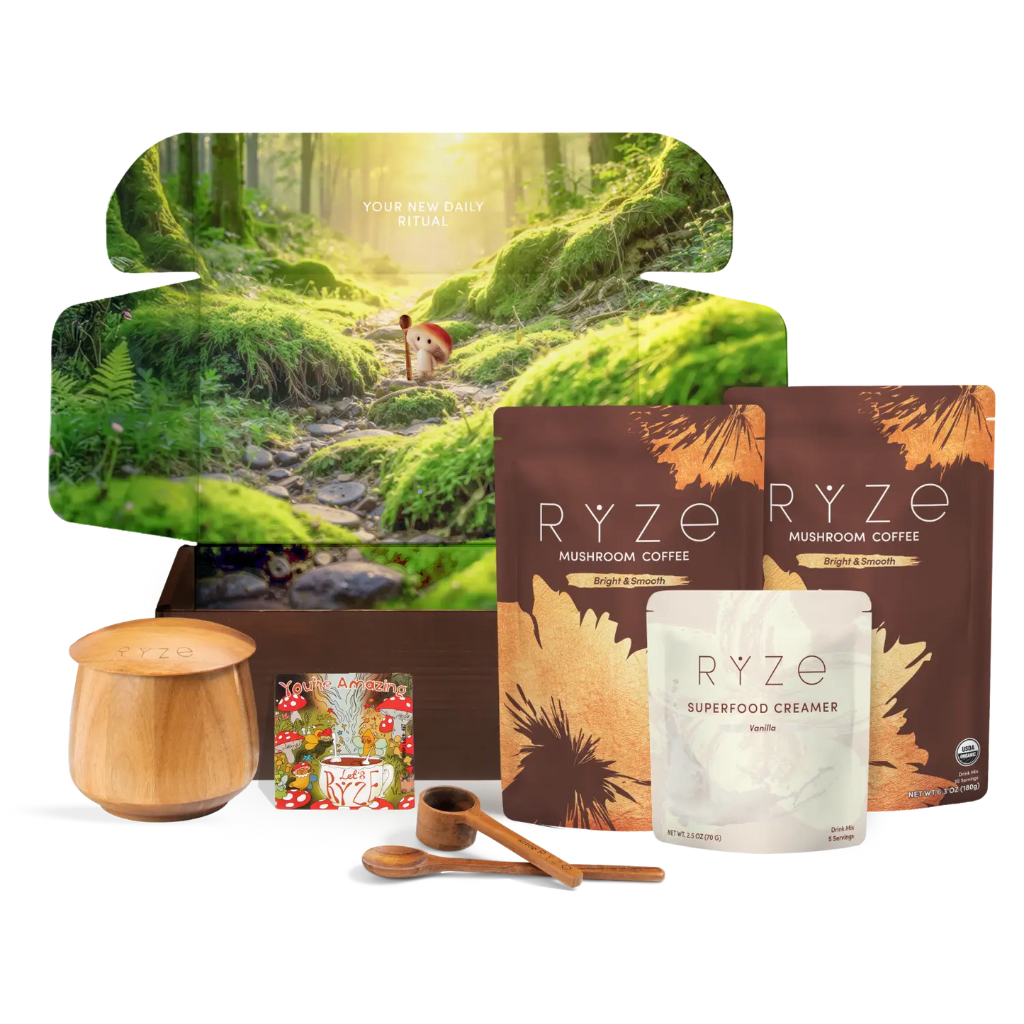 Mushroom Coffee Ritual Set (6 Month Plan) - 5VSA