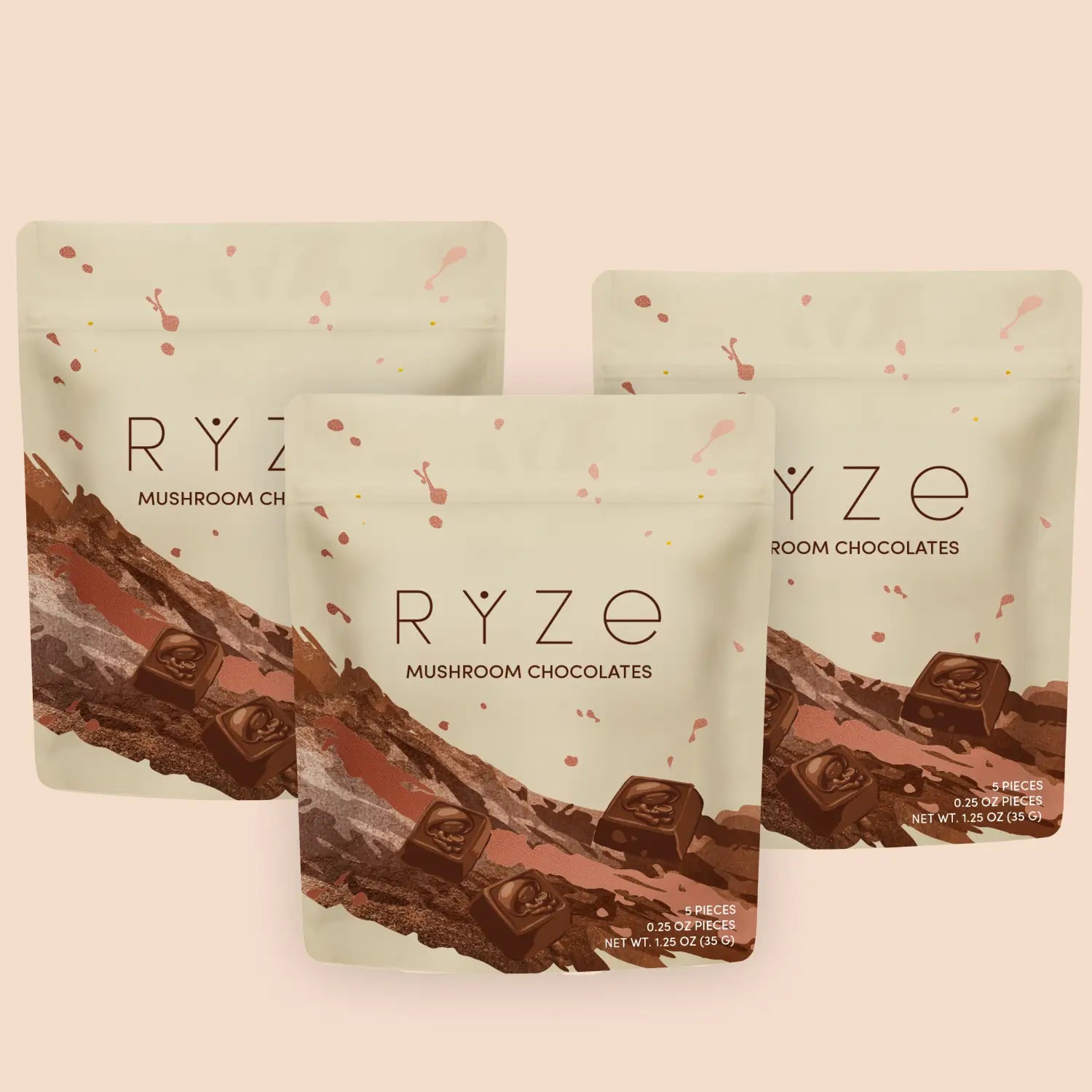 Mushroom Chocolates Rye (15 pieces) - XNRV