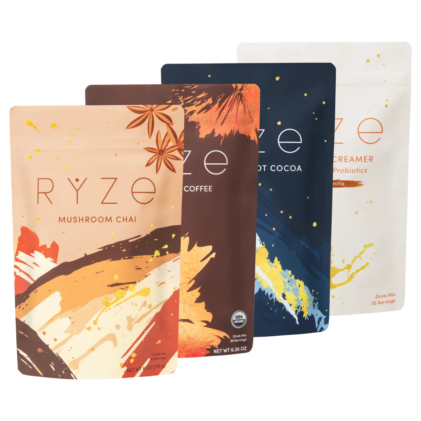 Ultimate Elevate + Unwind Bundle: Chai + Coffee + Cocoa - P67G