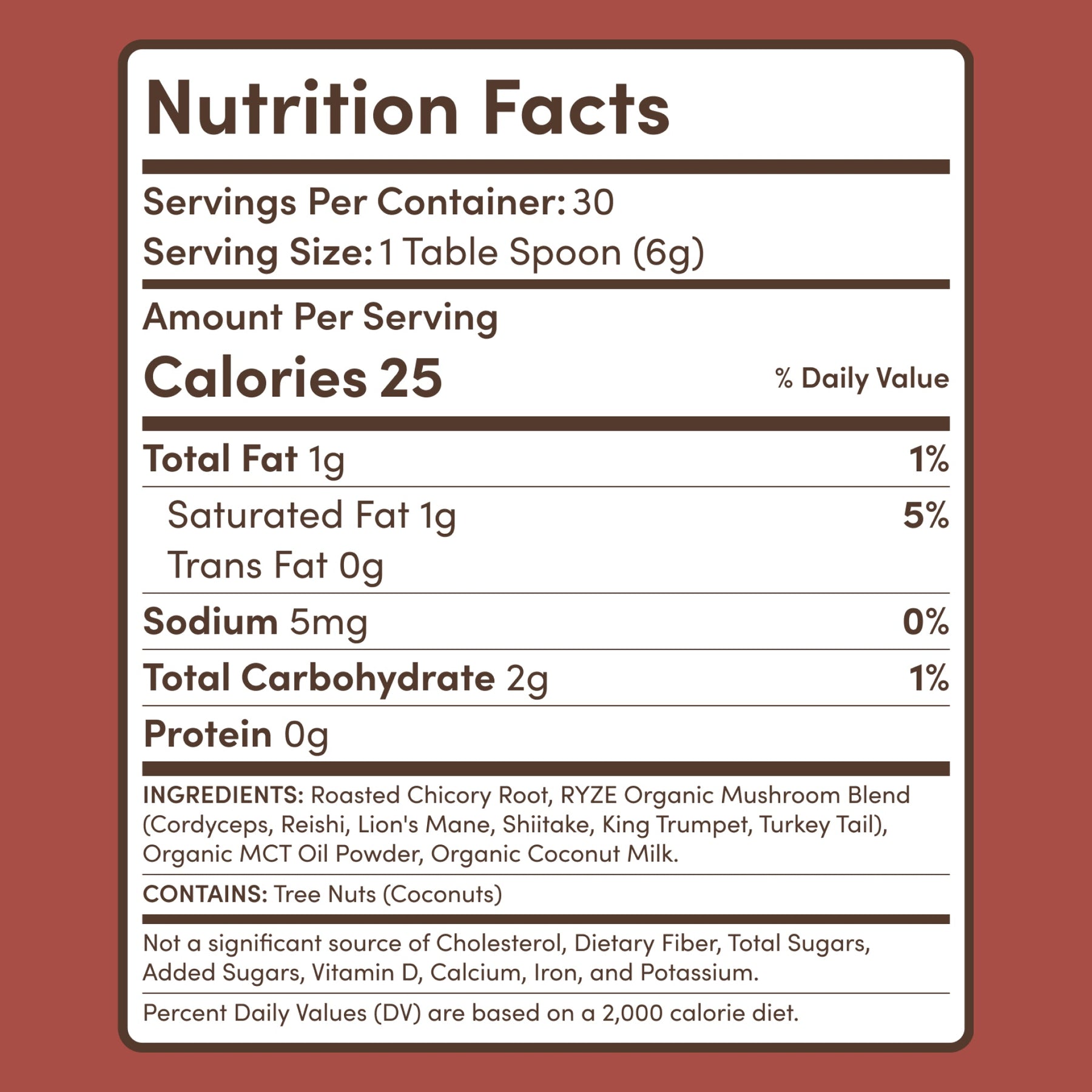 Mushroom Chicory (1 Pack - 30 Servings) - 0YOJ