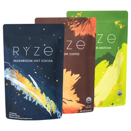 Ultimate Day + Night Bundle: Coffee + Matcha + Cocoa - E7ZA