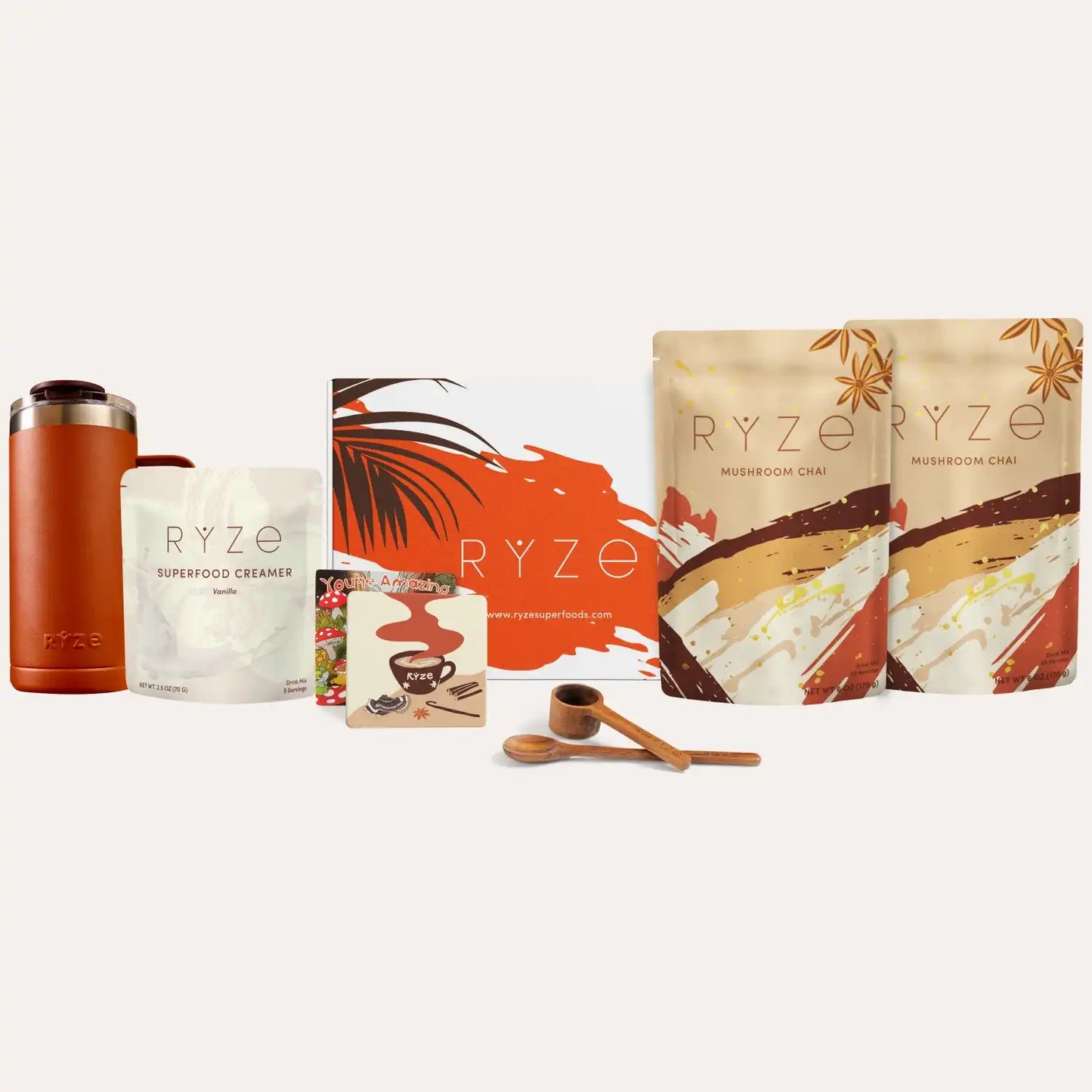 Mushroom Chai Starter Kit (40 Servings) - TZXJ