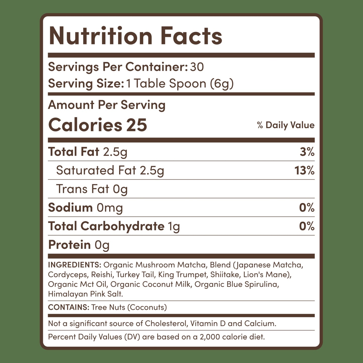 Mushroom Matcha (1 Pack - 30 Servings) - JM9N