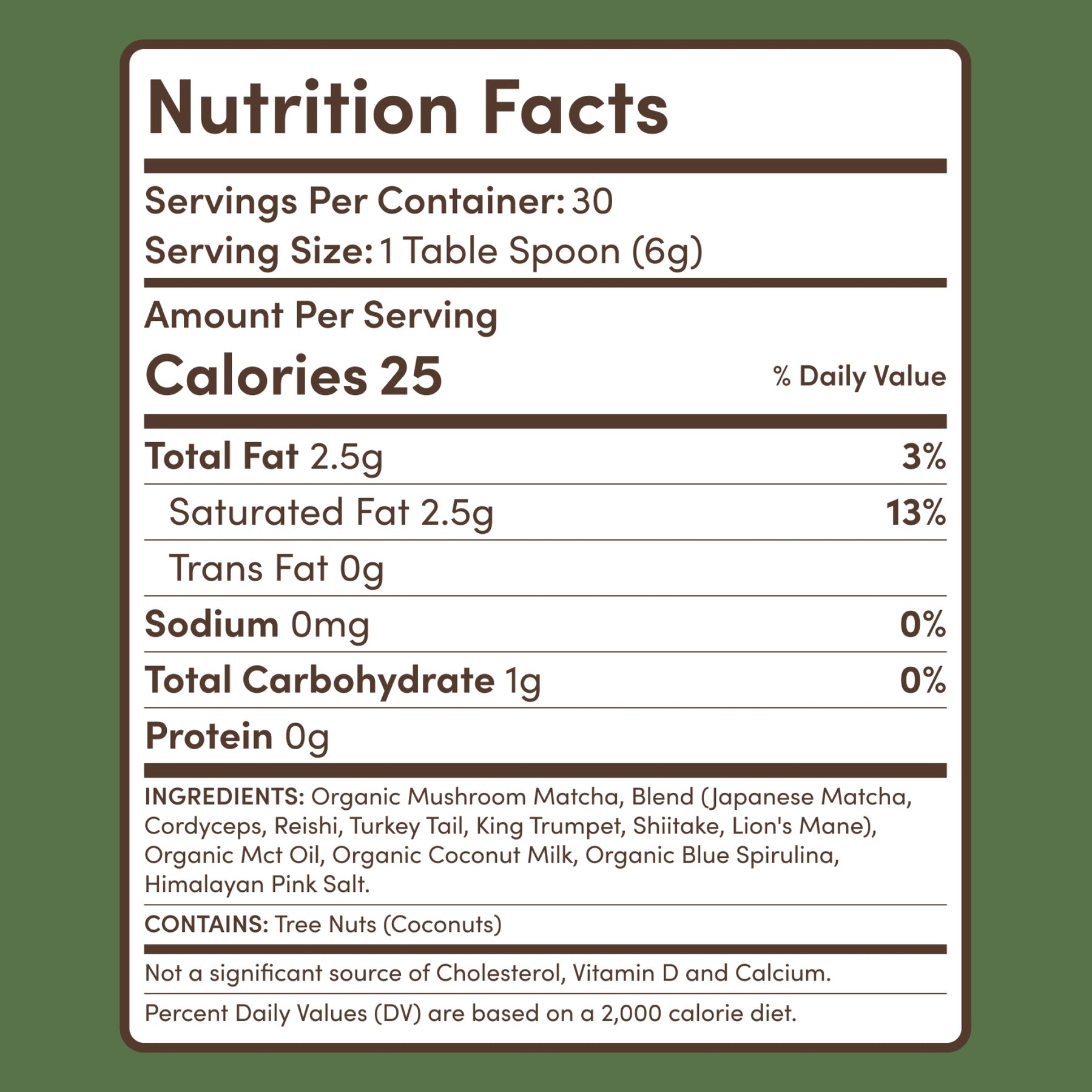 Mushroom Matcha (1 Pack - 30 Servings) - JM9N