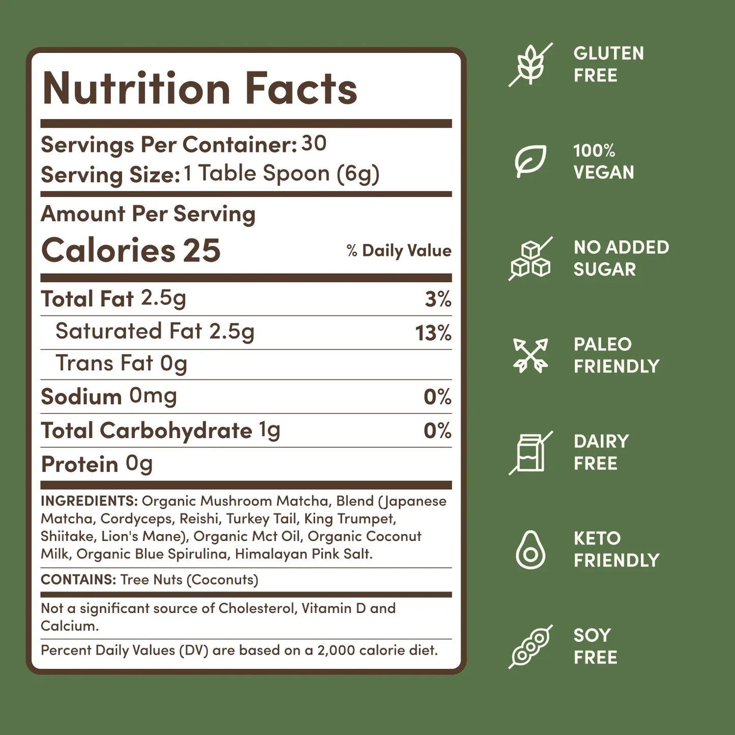 Mushroom Matcha (30 Servings) - UHH7