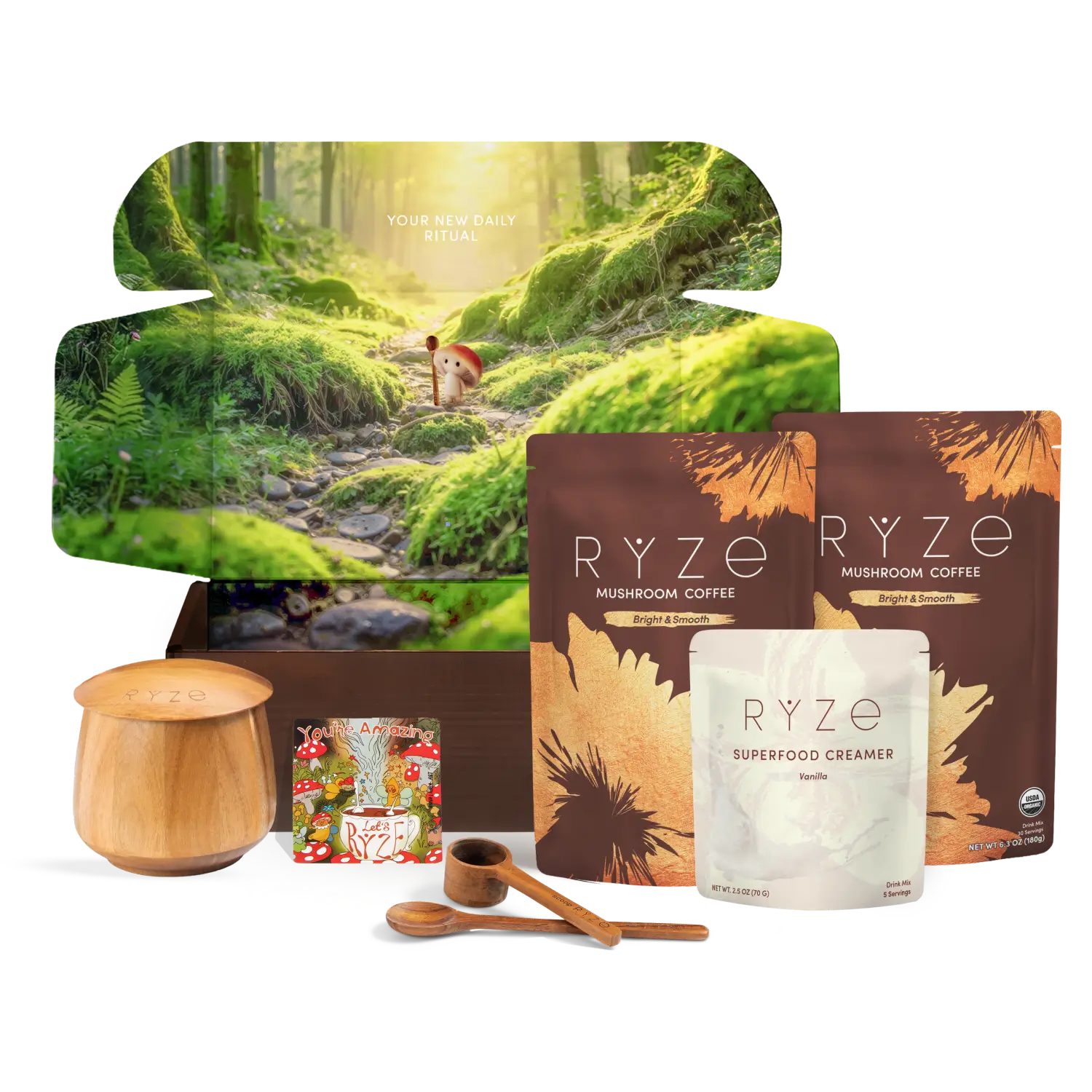 Mushroom Coffee Ritual Set (3 Month Plan) - 4YM6