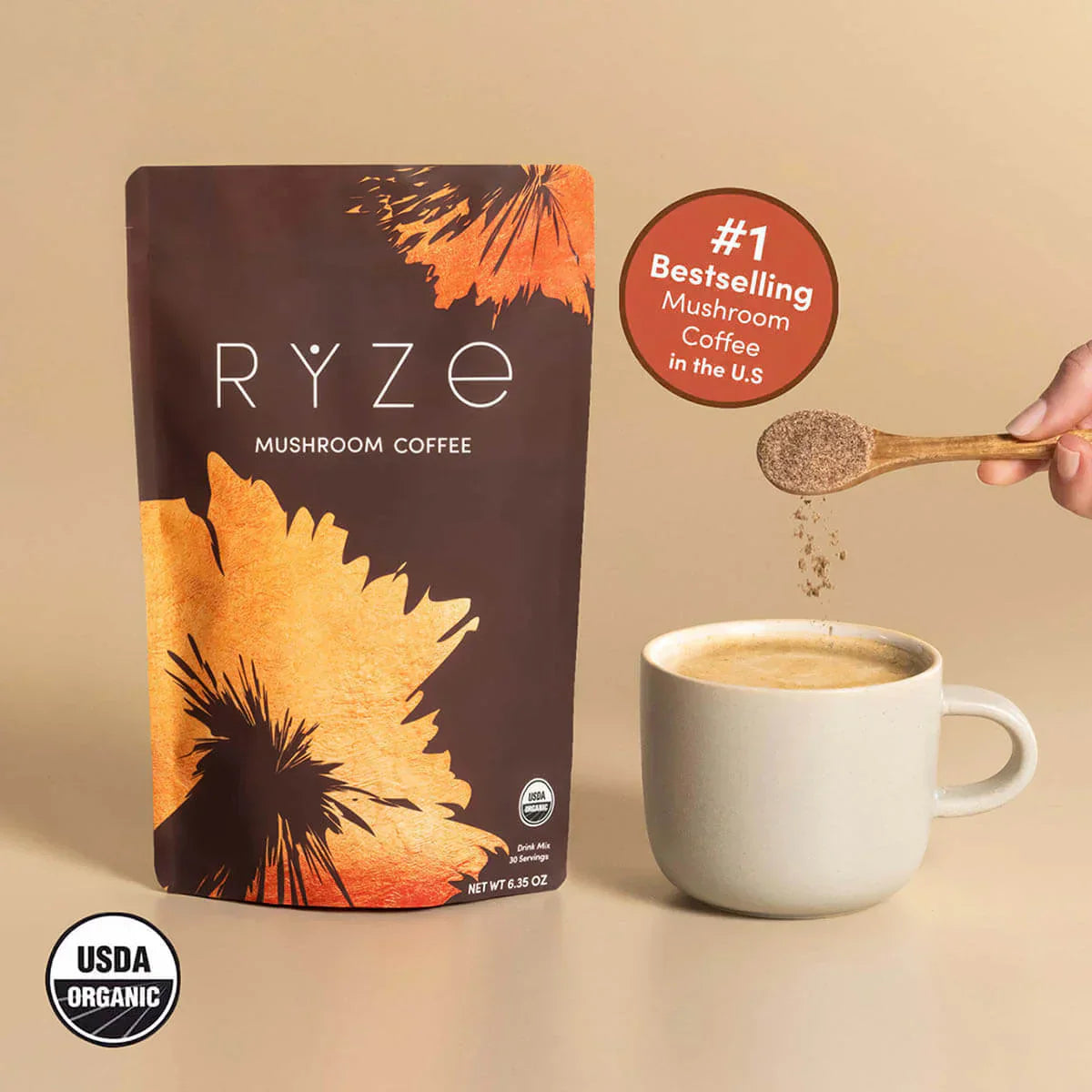 Mushroom Coffee (1 pack - 30 Servings) - SPE9