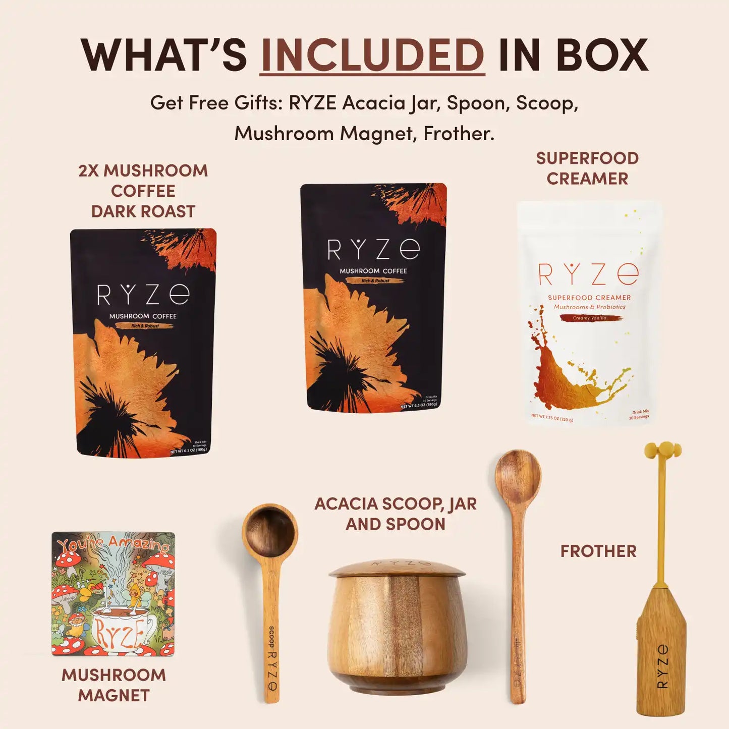 Mushroom Coffee House Blend Ritual Set - 441F