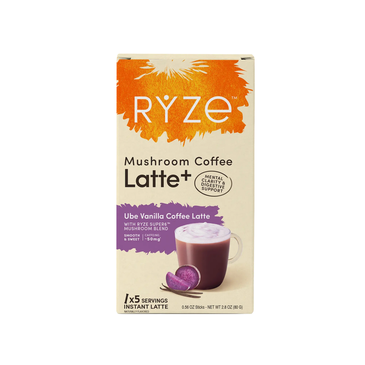 Ube Vanilla Coffee Latte Carton - WY0S