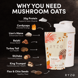 Mushroom Overnight Oats Pack (14 Servings) - BF5N