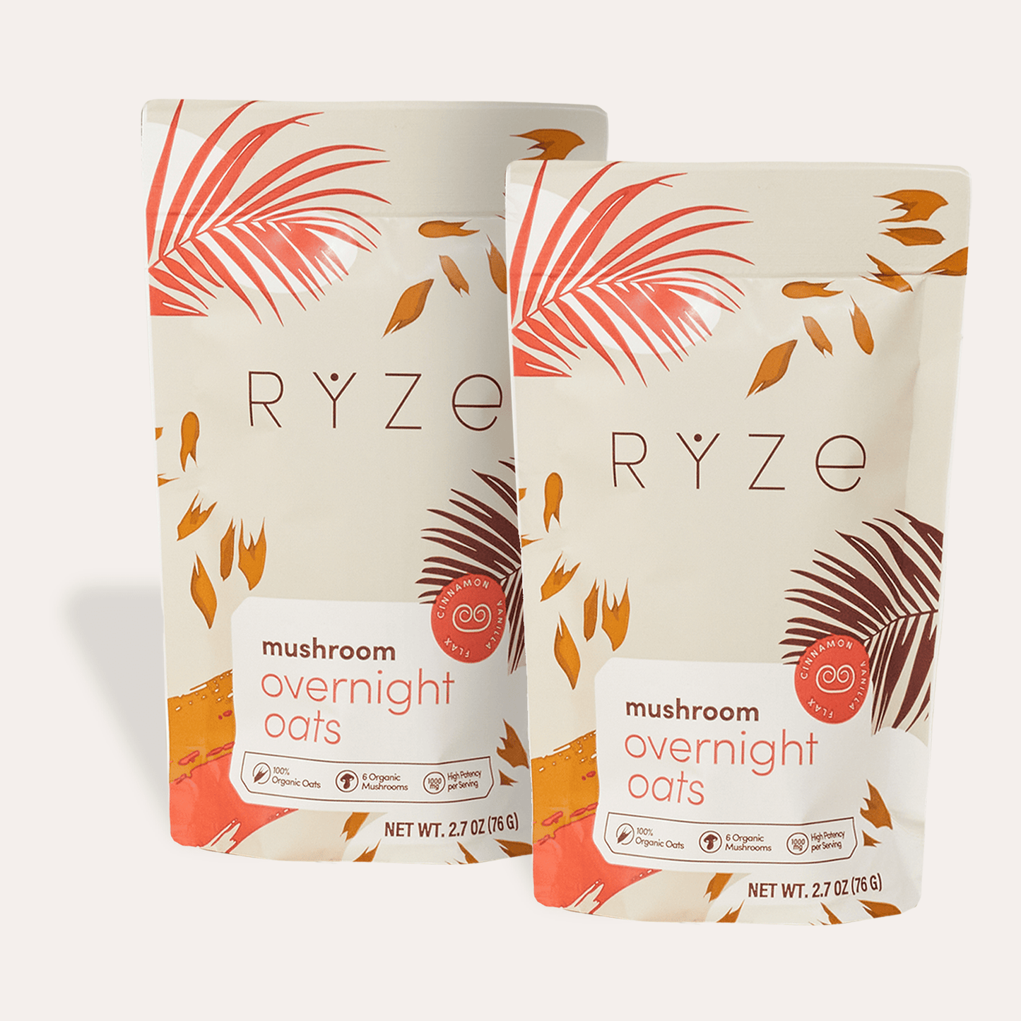 Mushroom Overnight Oats Pack (28 Servings) - YIVP
