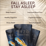 RYZE Hot Cocoa - with 6 Sleep Superfoods to Help Fall Asleep and Stay Asleep - SI1B